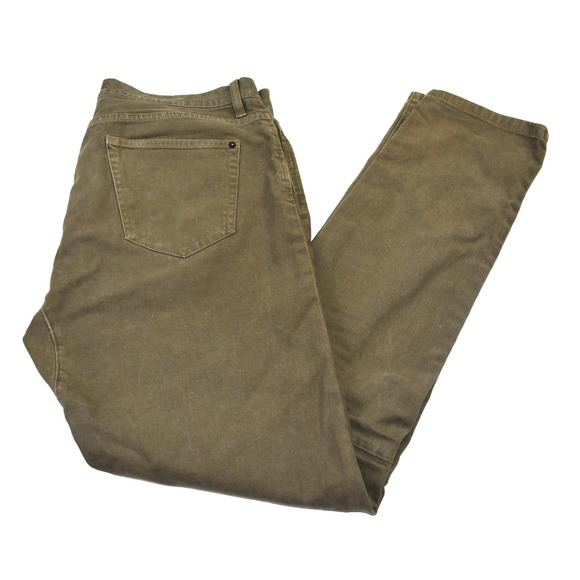 Proof Huckberry Slim Jeans Flat Front Chino Olive Drab Men's 34x34 - Picture 1 of 10